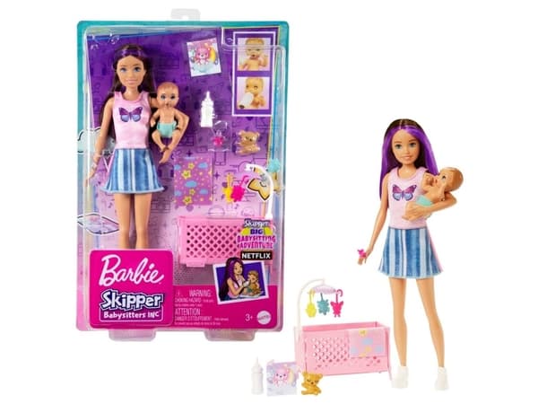 Barbie Skipper Sleepy Baby Playset