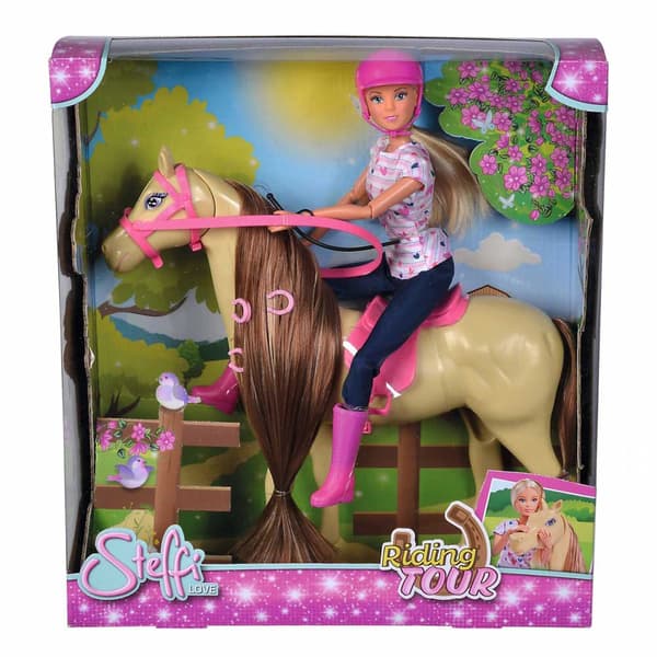 Steffi Love Med Hest Rosa