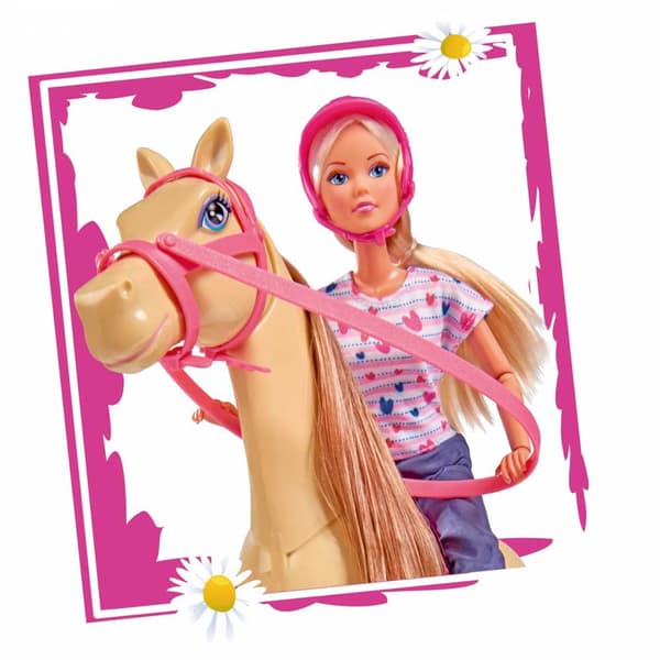 Steffi Love Med Hest Rosa