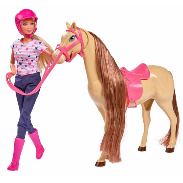 Steffi Love Med Hest Rosa