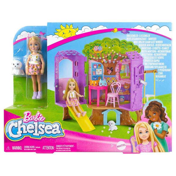 Barbie Dukke Chelsea Treehse Ndv Rosa