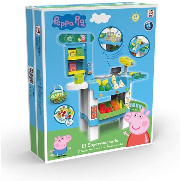 Peppa Pig Supermarket Tillbehör+ljud Silver