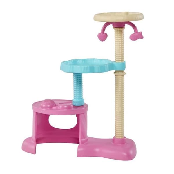 BARBIE KITTY LEKHUS MED BARBIE DOLL (BRUNETT), 1 KATT, 4 CH