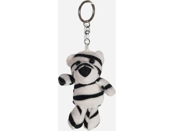 White tiger key ring 8cm