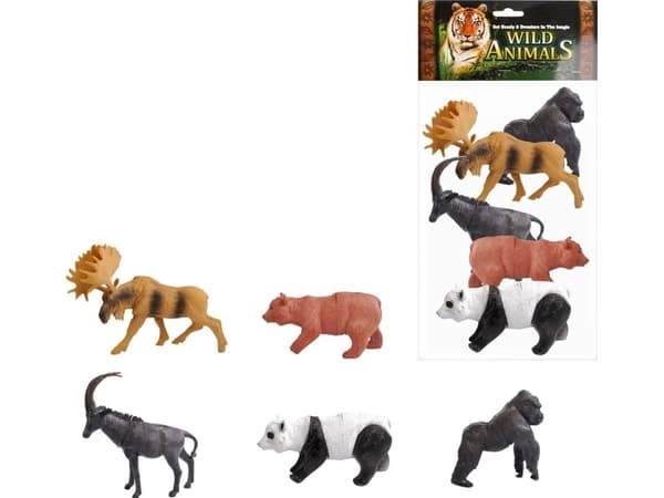 Trifox zoo djur figur 5st