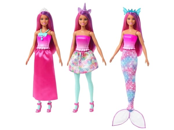 Barbie Dress Up Doll Mermaid with Fantasy Pets
