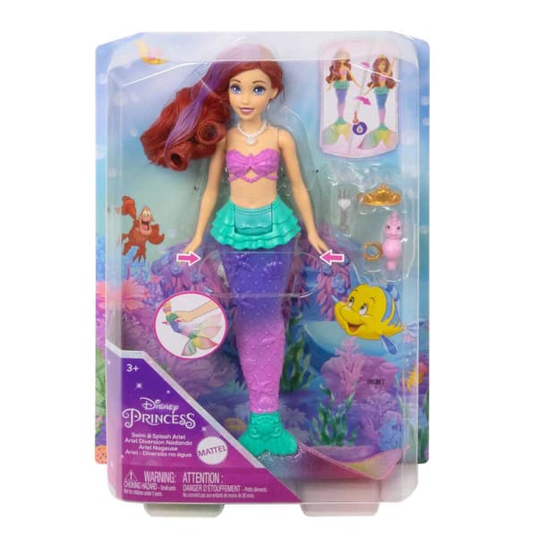 Disney Princess Ariel ændrer Sig Og Ingenting Dukke Color Rosa