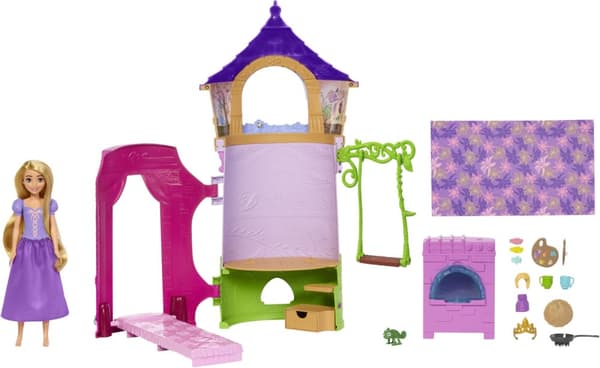 Disney Princess Rapunzels torn, Lekset och docka