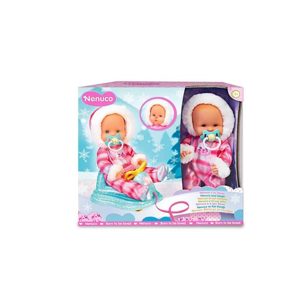Nenuco Och Hans Sled Baby Doll Rosa