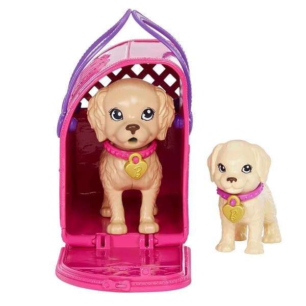 Barbie Adoptera Dockor Lila Klänning Docka Guld