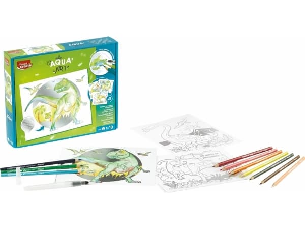 Maped Aqua Art, 3 sider, Gutt/Jente, Blyant(er) inkludert, Fargebilder, sett
