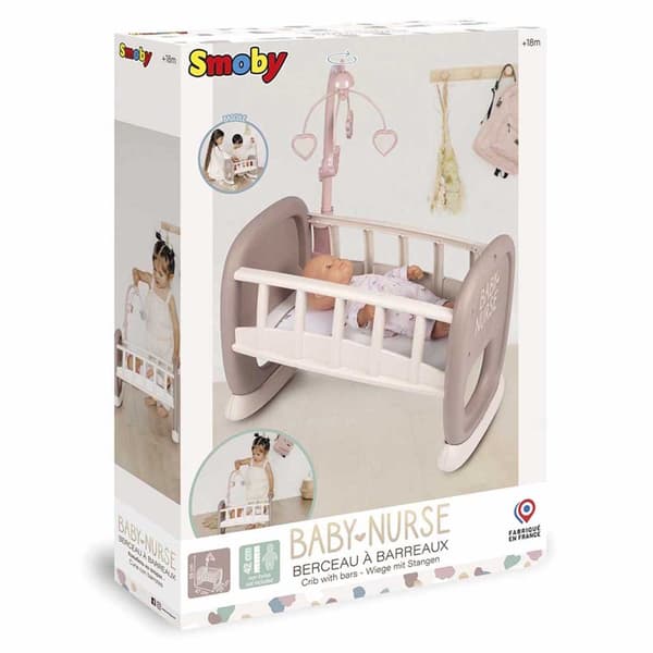 Smoby Gyngende Vugge Baby Nurse Bn Transparent