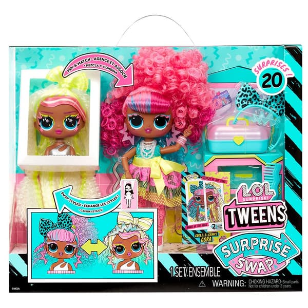 Lol Surprise Punokset-2-crimps Cora Nukke Pinkki