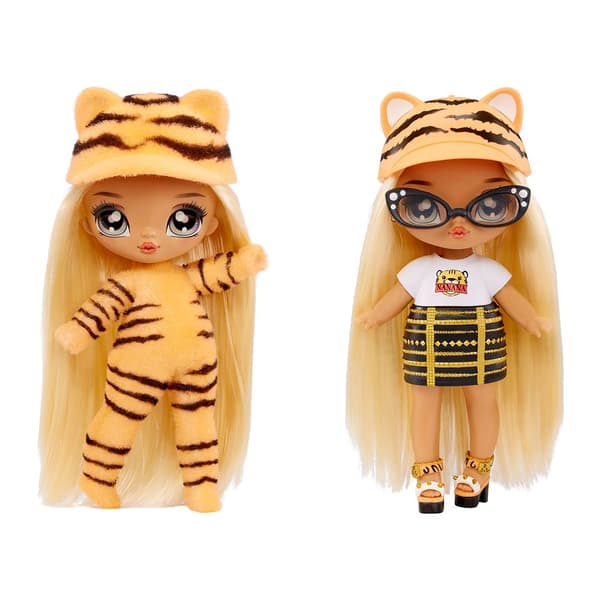Na Na Na Surprise Tiger Linda Doll Fuzzy Rosa