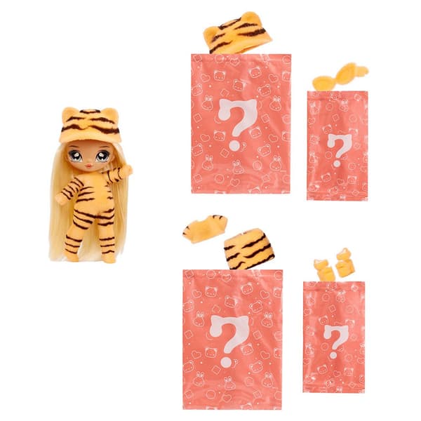 Na Na Na Surprise Tiger Linda Doll Fuzzy Rosa