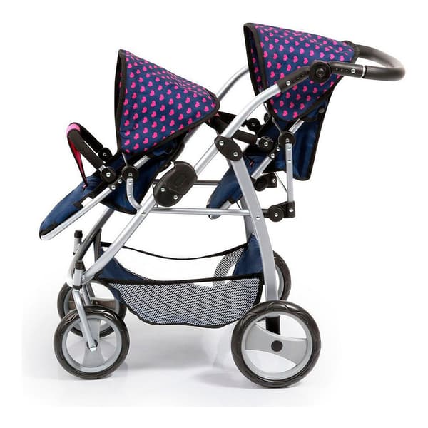 Reig Musicales Twin Walk Car Dukke 73x63x46 Cm Lilla