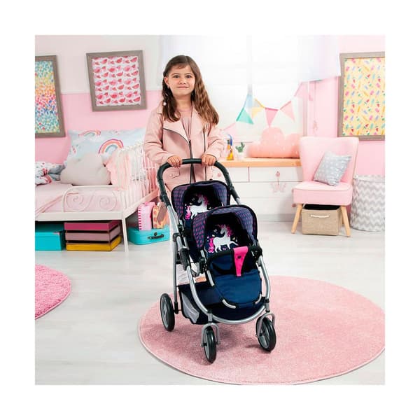 Reig Musicales Twin Walk Car Dukke 73x63x46 Cm Lilla