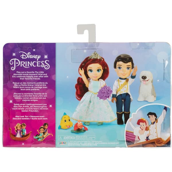 Jakks Pacific Og Eric Den Lille Havfrue Dukke Ariel 15 Cm Rosa