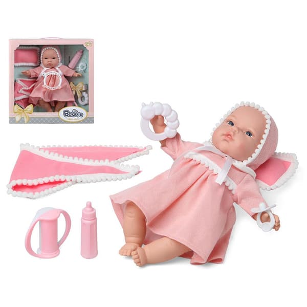 Atosa Med Vintertøj Dukke Set Bonnie Rosa