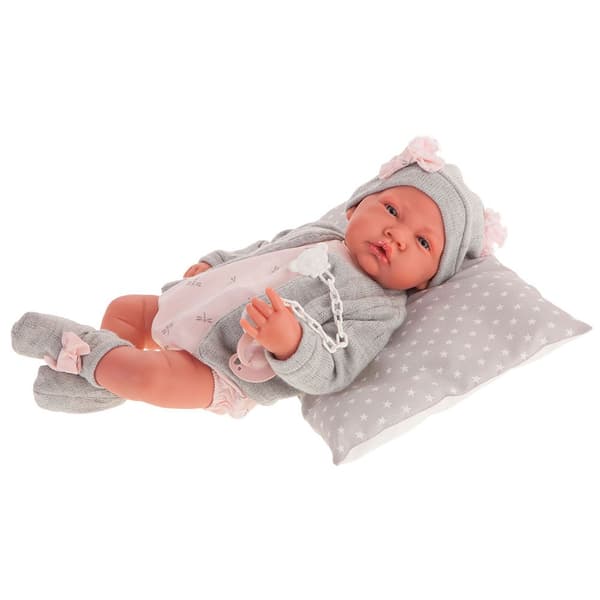 MuÑecas Antonio Juan Froad Doll Grå Kudde 42 Cm Vit