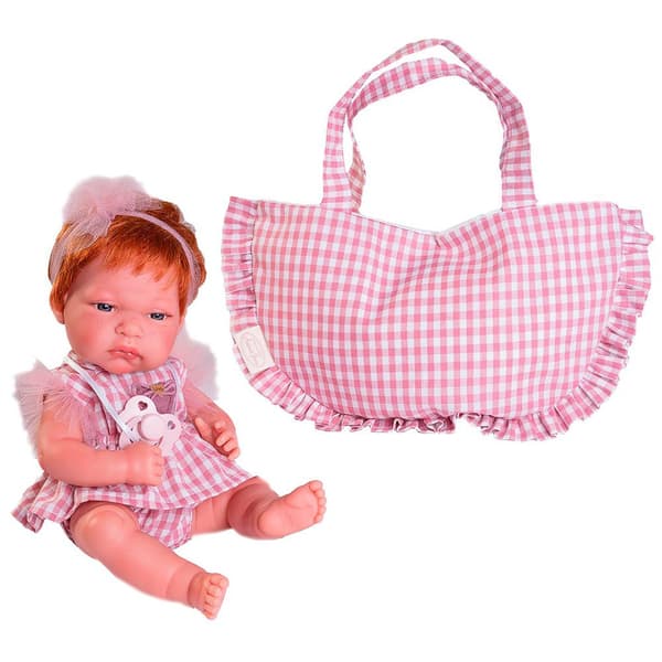 MuÑecas Antonio Juan Vastasyntynyt Nukke Laukun Kanssa Baby Toneta Pinkki