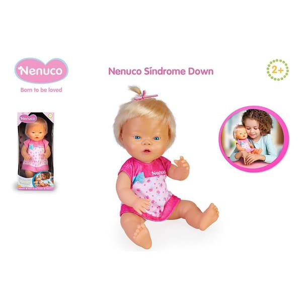 Nenuco Syndrooma Functional Diversity Baby Doll Down Pinkki