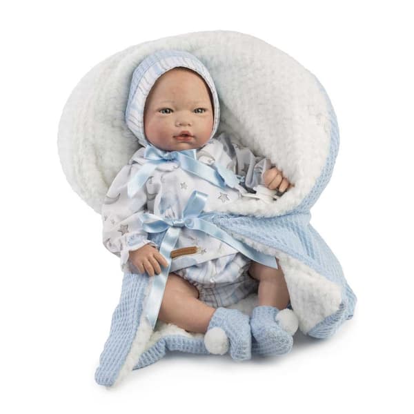 MuÑecas Guca Prematur Hårlös Babydocka Christian Vit