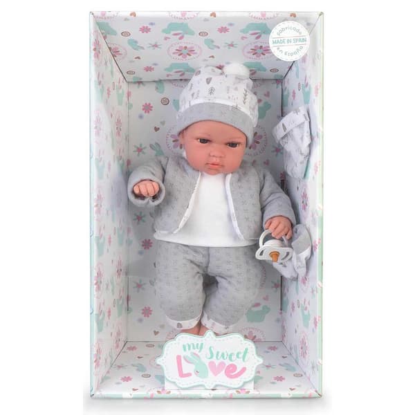Famosa Docka Elegance Crying Baby 33 Cm Rosa