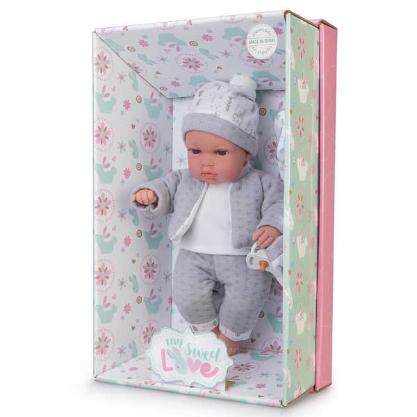 Famosa Docka Elegance Crying Baby 33 Cm Rosa