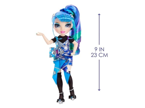 Rainbow High Junior High Special Edition Doll- Holly De''Vious (Blue), Modedocka, Flicka, 4 År, Flicka, 230 mm, Multifärg