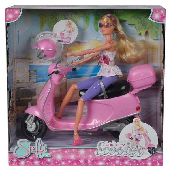 Steffi Love Med Scooter Rosa