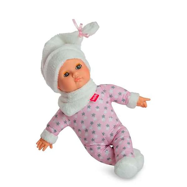 Berjuan Ensimmäiseni Tytön Pehmeä Vartalo Lloron 30 Cm Nukke Pinkki