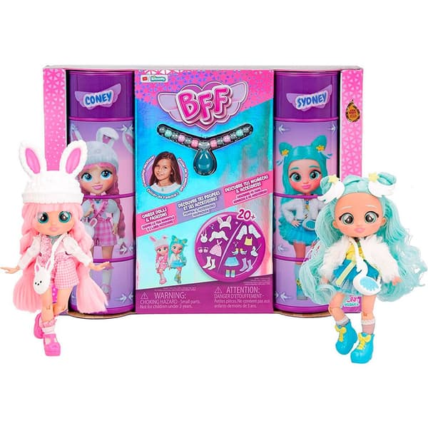 Imc Toys Ja Sydney Fashion Doll Bff S1 Pack 2 Coney Pinkki