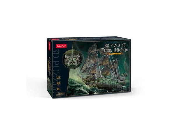 CUBICFUN 3D LED-puslespill The Flying Dutchman