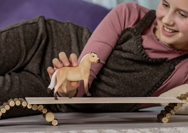 schleich HORSE CLUB 13979, 5 år, brun, hvit, gul