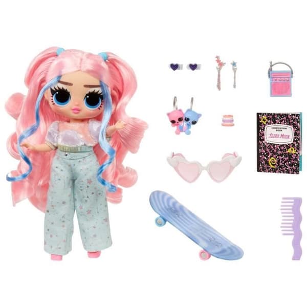 LOL Surprise Tweens - 24 cm ledad modedocka - Flora Moon - 2 outfits och flera accessoarer - Från 4 år