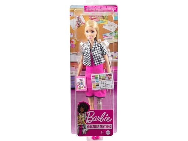 Barbie som inredningsdesigner, Modedocka, Flicka, 3 År, Flicka, 296 mm, Multifärg