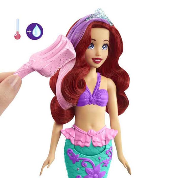 Disney Princess Ariel Förändringar Docka Color Rosa