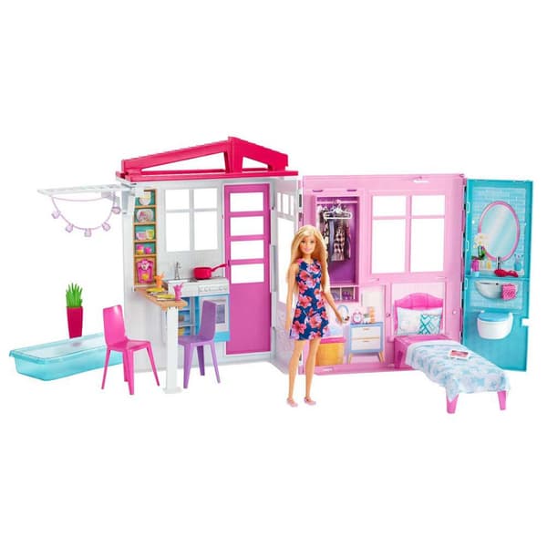 Barbie Kodin Huonekalut Ja Tarvikkeet Nukke Pinkki