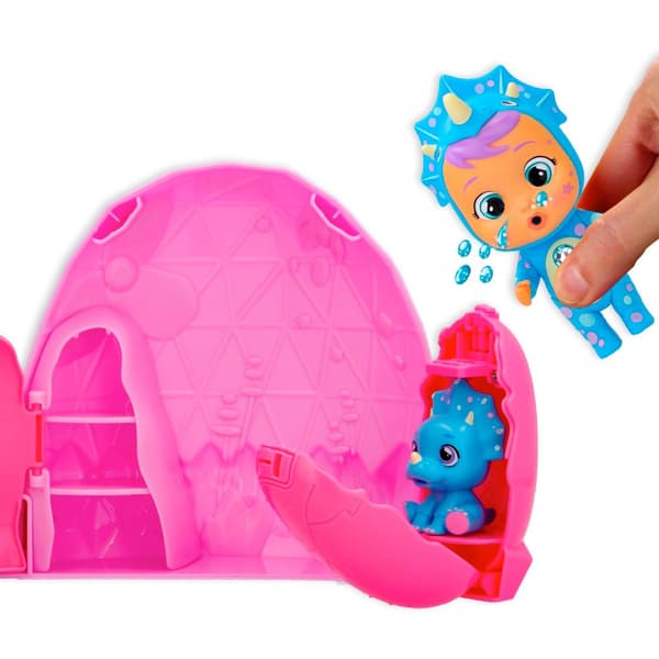 Bebes Llorones Magic Tears+pet Tilbehør Dino 8 Rosa