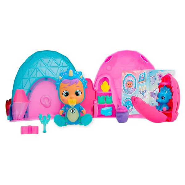 Bebes Llorones Magic Tears+pet Tilbehør Dino 8 Rosa