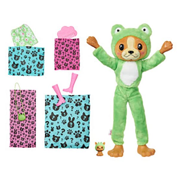 Barbie Serie Hundefrøkostumedukke Cutie Reveal Rosa
