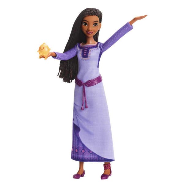 Disney Mode Asha Från Rosornas Rike Som Sjunger Och Stjärna Inspirerat Figurdocka Wish Lila