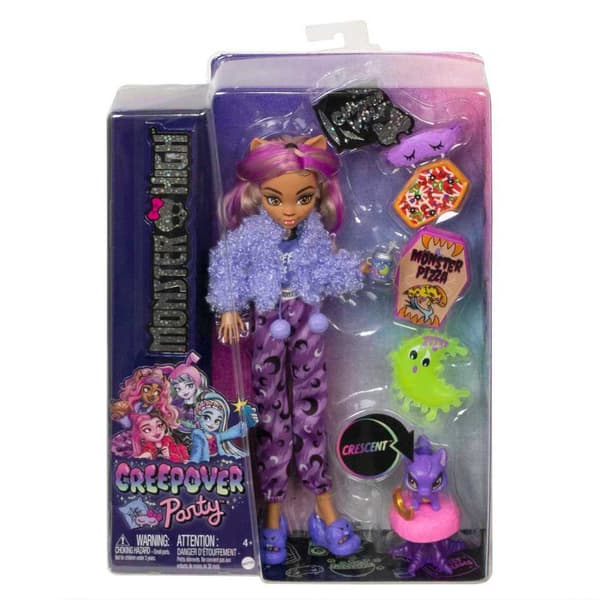 Monster High Pyjamasparty Dukke Draculaura Rosa