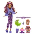 Miniatyrbillede 1 af 6: Monster High Pyjamasparty Dukke Draculaura Rosa