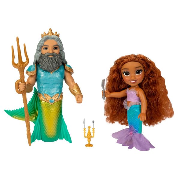 Jakks Pacific Nukke Ariel Triton 15 Cm Monivärinen