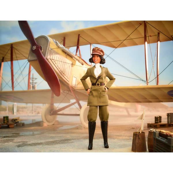 Barbie Kollektion ´´women Who Inspire´´ Bessie Coleman Doll Signature Grøn