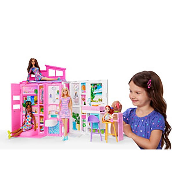 Barbie Jubilæum Med Møbler Og 65th 4 Værelse Lejlighed Dukke