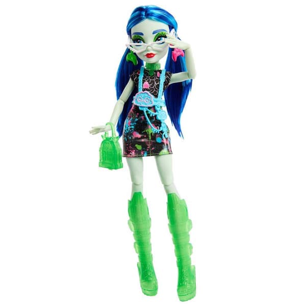 Monster High Dukke Skulltimate Secrets Neon Frights Ghoulia