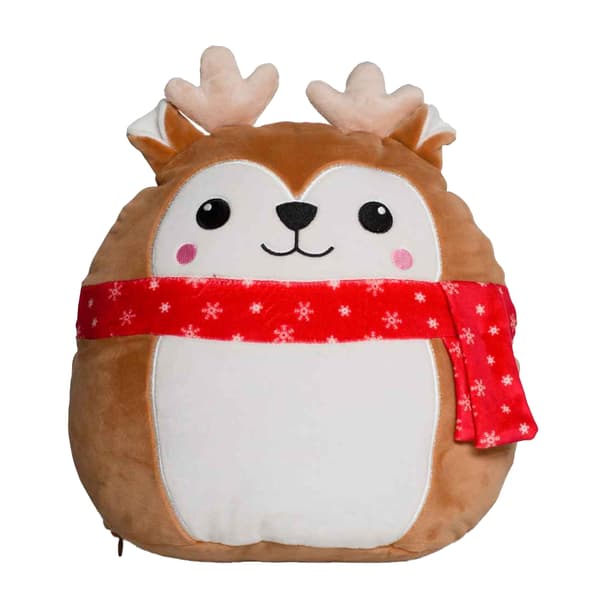 Mumbles Squidgy Deer Christmas Plush Toy Mid Brown One Size